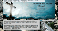 Desktop Screenshot of littletonbiblebaptistchurch.org